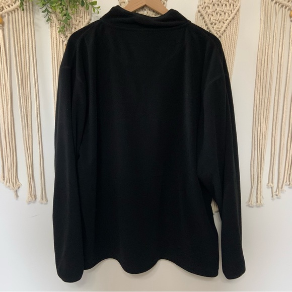 DUCKS UNLIMITED Men’s Full Zip Fleece Jacket Black Size XXL - Picture 3 of 10